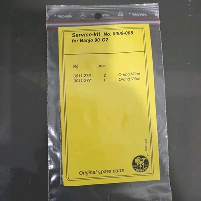 Genuine Poseidon Banjo 90 O2 Scuba Service Kit No. 0009-008 - Image 1 of 2