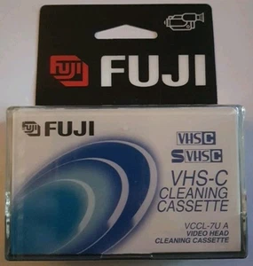 NIP FUJI VHS-S SVHSC VCCL-7U A VIDEO HEAD CLEANING CASSETTE NEW UNUSED - Bild 1 von 3