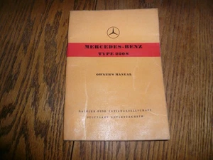 Mercedes-Benz Type 220S Owner’s Manual - EDTION D - Picture 1 of 5