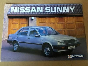 Nissan Sunny Brochure 1985 Ref S24.G1380.100m.8.85 - Picture 1 of 4