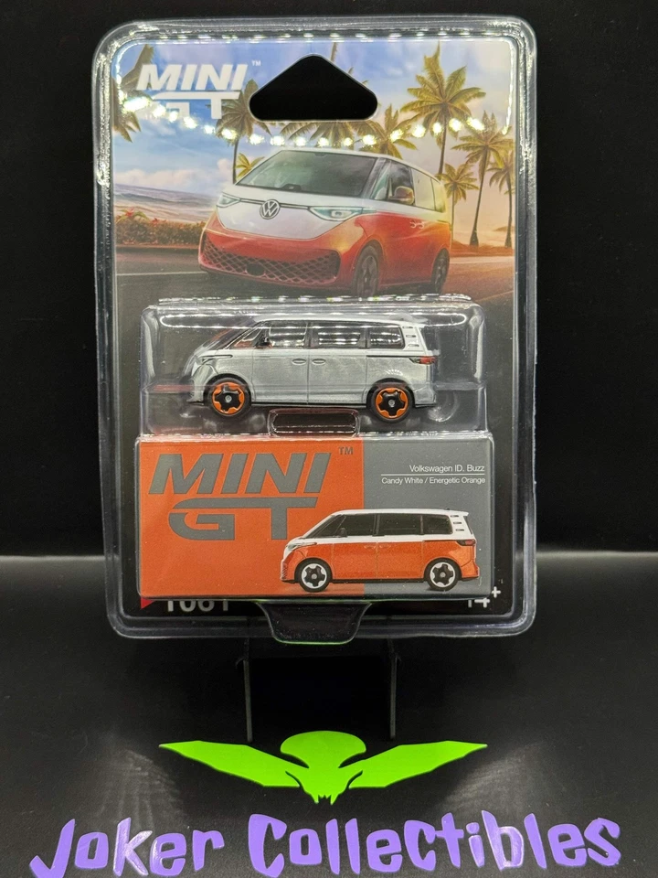Mini GT Chase #1061 Volkswagen ID.Buzz Candy White / Energetic Orange