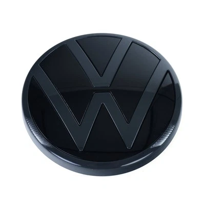 VW Logo Heckklappe Golf 8 R Black Edition Schwarz Original Volkswagen - Bild 1 von 4