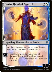 X 1 Dovin, Hand of Control NM War of the Spark 229 MTG Magic The Gathering - Picture 1 of 1