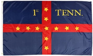 1st Tennessee Infantry Regiment Polk Style 3x5 Flag - Bild 1 von 1
