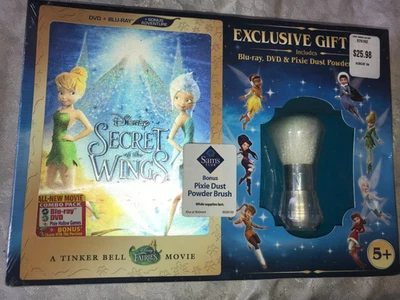 NOS 2012 Rare SECRET OF THE WINGS Exclusive Gift Set w/ PIXIE DUST POWDER BRUSH - Image 1 of 4