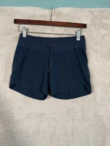 Ivivva by lululemon Shorts Girls Size 12 Blue Running Active - Picture 1 of 4