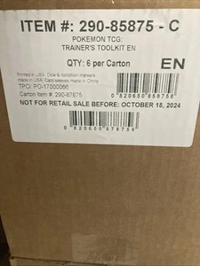 POKEMON 2024 TRAINER'S TOOL KIT 6 BOX CASE FACTORY SEALED - Picture 1 of 1