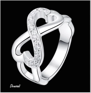 ANILLO CON EL SÍMBOLO DEL INFINITO: REPRESENTA FAMILIA,AMOR,SINCERIDAD LIBERTAD - Imagen 1 de 4