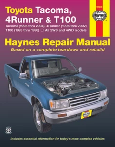 Toyota Tacoma 95-04 4Runner 96-02 T100 Pick-up Truck 93-98 Haynes Service Rep... - Picture 1 of 1