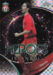 TOPPS LIVERPOOL CROMO 23-24 LUIS GARCIA HÉROES DE ESTAMBUL XFRACTOR - Imagen 1 de 2