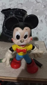 Topolino pupazzo in gomma Ledra, Walt Disney Productions, Vintage anni 60 - Foto 1 di 2