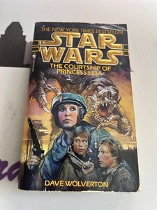 Star Wars: Die Werbung der Prinzessin Leia von Dave Wolverton 1995 1. Auflage PB Buch - Bild 1 von 3