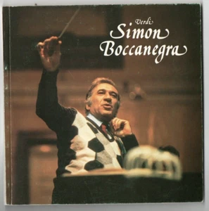 Verdi Simon Boccanegra MK 12522-24 Program Booklet 1983 w3 - Picture 1 of 3