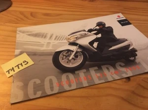 Suzuki 2008 Scooter 125 Burgman Sixteen Moto Catálogo Folleto Pub - Imagen 1 de 6