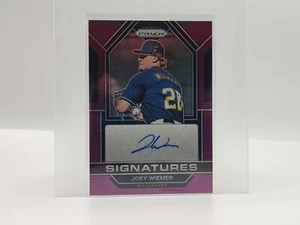 Panini Prizm 2023 - Signatures Purple Prizm #SIG-JW Joey Wiemer/99 (AU, RC) - Imagen 1 de 2