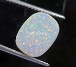 Opale di Fuoco Bianco Etiopia Certificato Naturale 8,00 Ct Taglio Ovale Gemma Sciolta 4AUQ - Foto 1 di 6