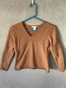 Girls Youth Sarah Spencer Merino Wool V-Neck Long Sleeve Pullover Size Large - Picture 1 of 6