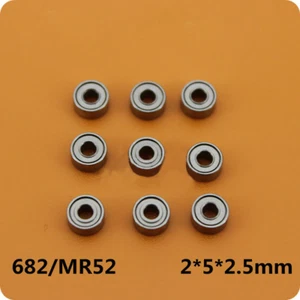 MR52ZZ 2x5x2.5mm Miniature Deep Groove BallDouble Shielded Bearing 682ZZ - Picture 1 of 10