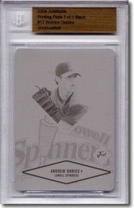 2004 Andrew Dobies Rookie Printing Press Plate RC BGS 1/1