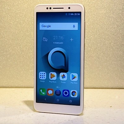 Alcatel 1C 5009A Smartphone - gold - 16G  , 3G Black  TELSTRA #147 /DO - Image 1 of 4