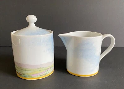 WILLIAMS SONOMA MONTGOLFIERE SUGAR BOWL & CREAMER SET - Image 1 of 4