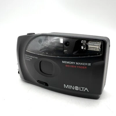 MINOLTA Memory Maker III 35mm Film Point & Shoot Camera - Image 1 of 4