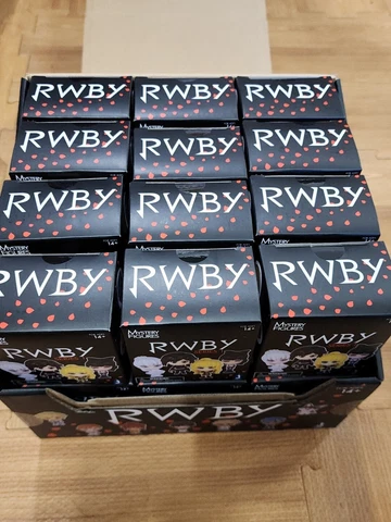 RWBY Complete Case 24 Blind Box Figures Series 1 ZWEI NEPTUNE REN SUN PYRRHA Etc Cover