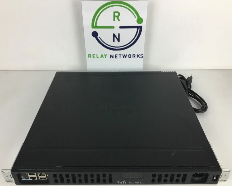 Cisco ISR4331-AX/K9 AX BDL W/ APP, SEC, uck9, throughput, hseck9, PVDM4-3 "READ" - Image 1 of 4