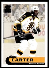 1999-00 PACIFIC PARAMONT CARD SHOW STAMPS /20 Anson Carter Boston Bruins #18