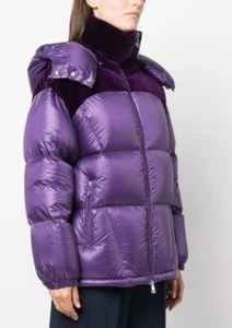 moncler Meandre velvet-panelled padded jacket $2050 SZ 2 - Picture 1 of 8