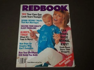 1993 AUGUST REDBOOK MAGAZINE - LEEZA GIBBONS COVER - B 3101 - Picture 1 of 2