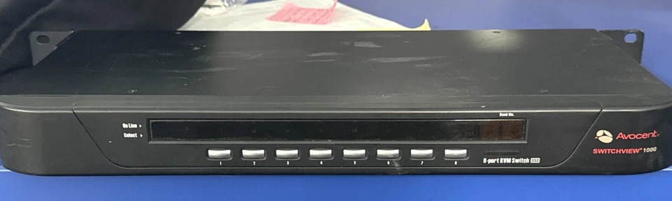 Avocent Switchview 1000 8SV1000 8-Port KVM Switch - No AC - Image 1 of 1
