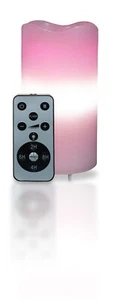 Pink LED Candle Star Projector Battery or USB Powered Home Decoration Light - Picture 1 of 9