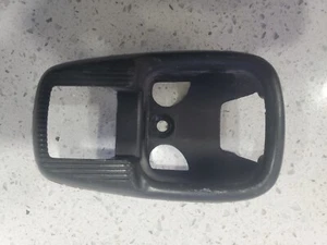 Vintage VW BUG Interior Door Handle COVER PLATE Beetle Volkswagen Black Plastic - Picture 1 of 2