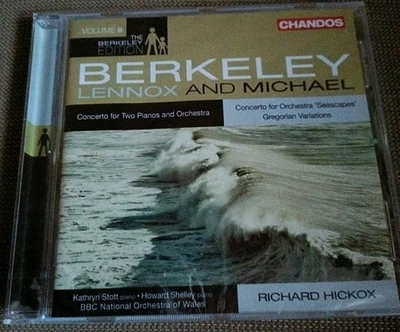 Berkeley Edition Vol.6 Lennox Berkeley: Concerto For Two Pianos, Etc. Hickox - Image 1 of 2