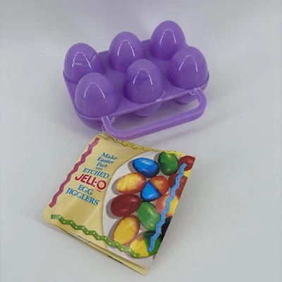 Пластиковая форма для яйца JELL-O Jigglers фиолетовая с рецептами весенняя пасхальная форма желе - Изображение 1 из 4