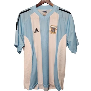 ARGENTINA 2002 2004 HOME SHIRT MAGLIA CALCIO ADIDAS UOMO TAGLIA L - Foto 1 di 6