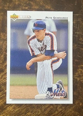 1992 Upper Deck Pete Schourek New York Mets #673 - Image 1 of 2