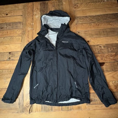 Marmot Men’s M Membrain Solid Black CC-440 Jacket Water Resistant - Image 1 of 4