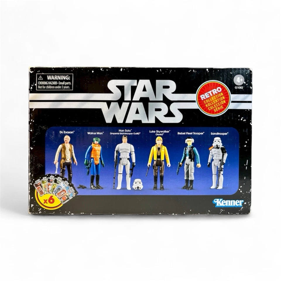 🔥NOVA Coleção Retrô Star Wars: Uma Nova Esperança Pacote com 6 Alvos Exclusivos! Selado 👀 - Imagem 1 de 4