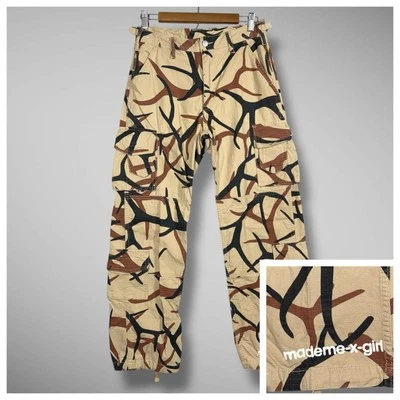 RARO Pantalones Mademe X Niña Camuflados Carga Ripstop Para Mujer Medianos Realtree HipHop Japón Foto 1 de 4