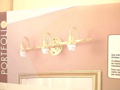 Portfolio 3-Light Vanity Polished Brass Finish #0344420 New - Image 1 of 4