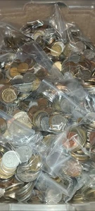 HIGH QUALITY Huge Mixed Bulk Lot of 100 Random World Coins 1800s, 1900s, 2000s - Picture 1 of 1