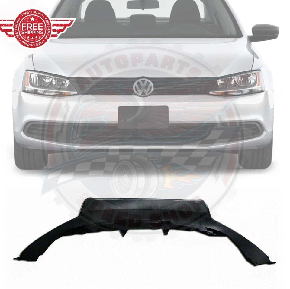 New Front Bumper Lower Spoiler Black 2011-2014 Volkswagen Jetta VW1093118 Foto 1 de 1
