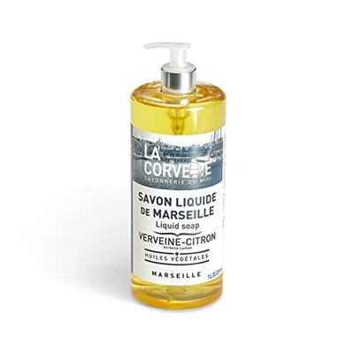 La Corvette Savon Liquide de Marseille Verveine-Citron 1 L - Photo 1/4