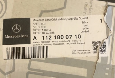 Оригинальные уплотнительные кольца для корпуса масляного фильтра Mercedes 112 180 07 10 - Изображение 1 из 4