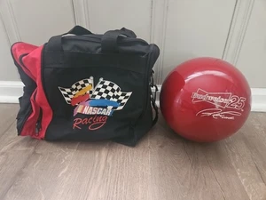 Undrilled 1997 12Lb Budweiser Vintage Bowling Ball NASCAR W/ Bag NEW - Picture 1 of 6