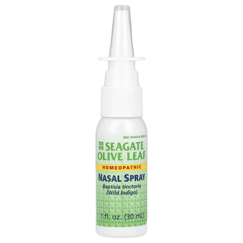 Spray nasal Seagate hoja de olivo 1 fl oz 30 ml totalmente natural, sin químicos Foto 1 de 3