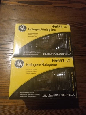 GM OEM Halogen Headlight H4651 GE Lot Of 2 Replacement Bulbs - Image 1 of 4