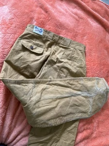 VERO PANTALONE CACCIA VINTAGE AMERICAN HUNTER IDROREPELLENTE DOPPIO GINOCCHIO ANNI 60 70 - Foto 1 di 17